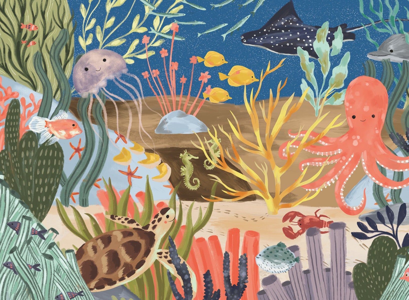 Puslespill 500 Ocean Whimsie Ravensburger