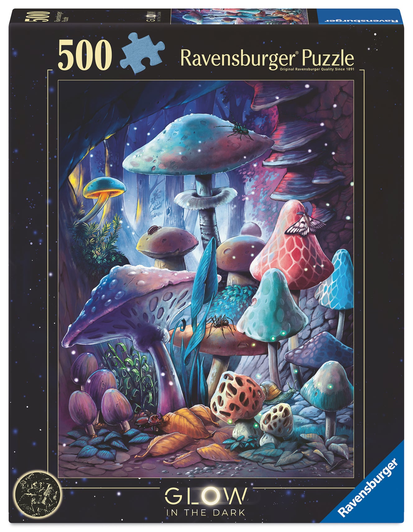 Puslespill 500 Sopp i Måneskinn Ravensburger