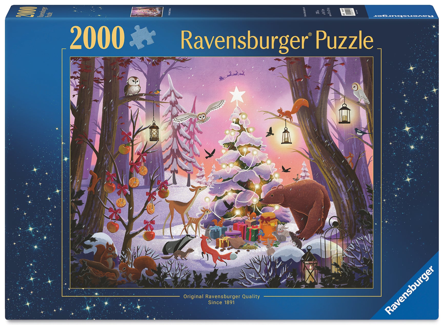 Puslespill 2000 Julefantasi Ravensburger