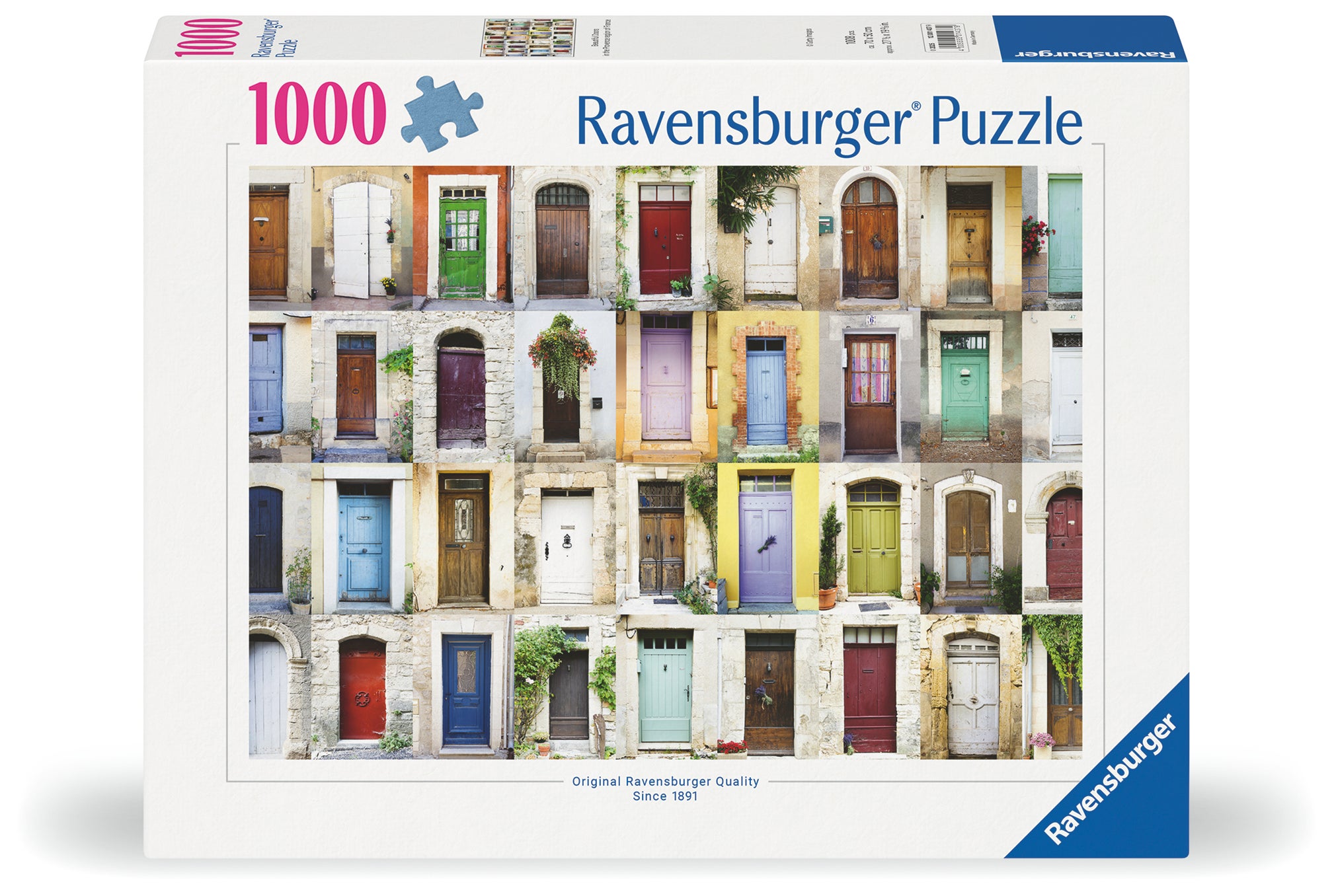 Puslespill 1000 Vakre Dører Prov Ravensburger
