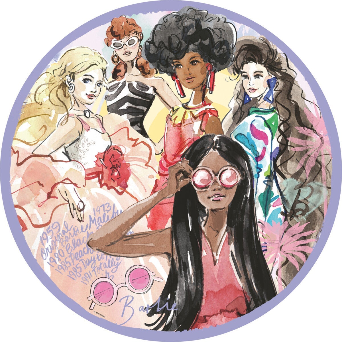 Puslespill 500 Barbie Sirkel Ravensburger