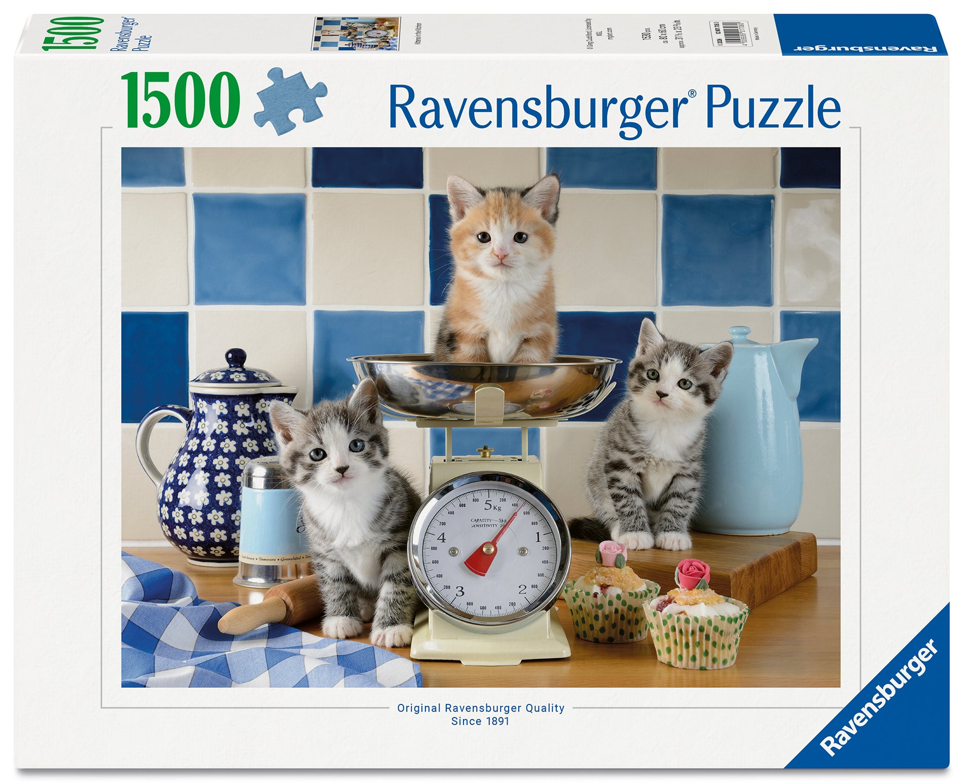 Puslespill 1500 Søte Katter Ravensburger