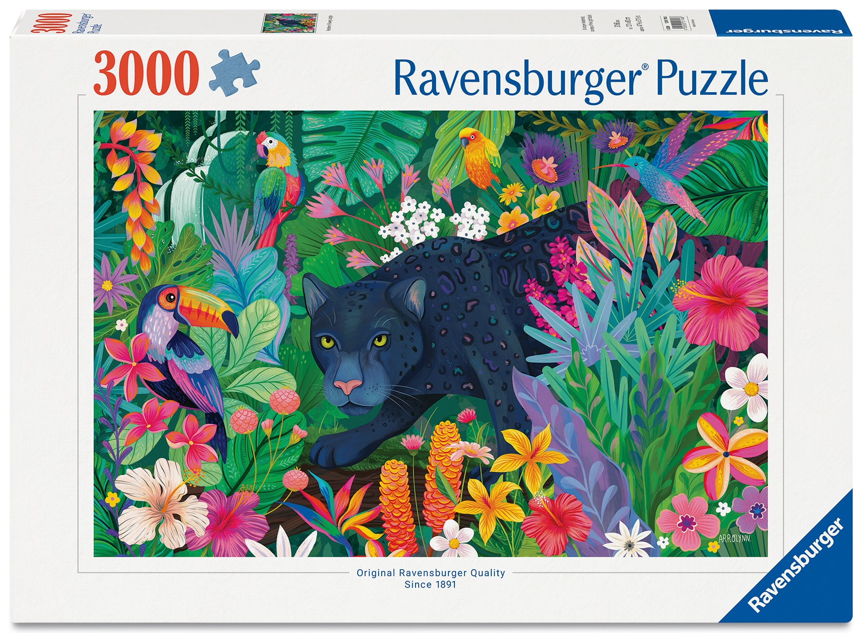 Puslespill 3000 Panter Ravensburger