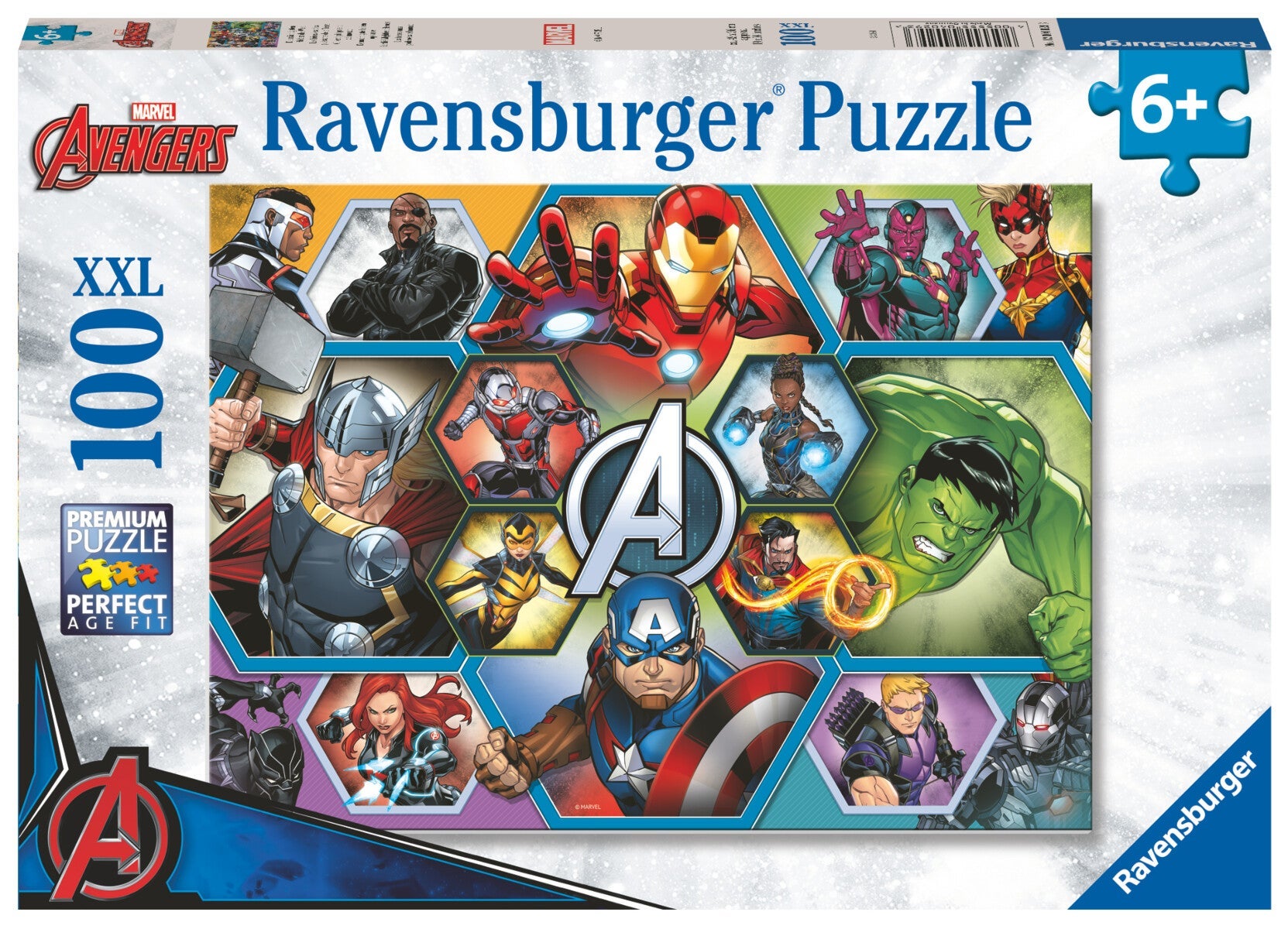 Puslespill 100 Avengers Ravensburger