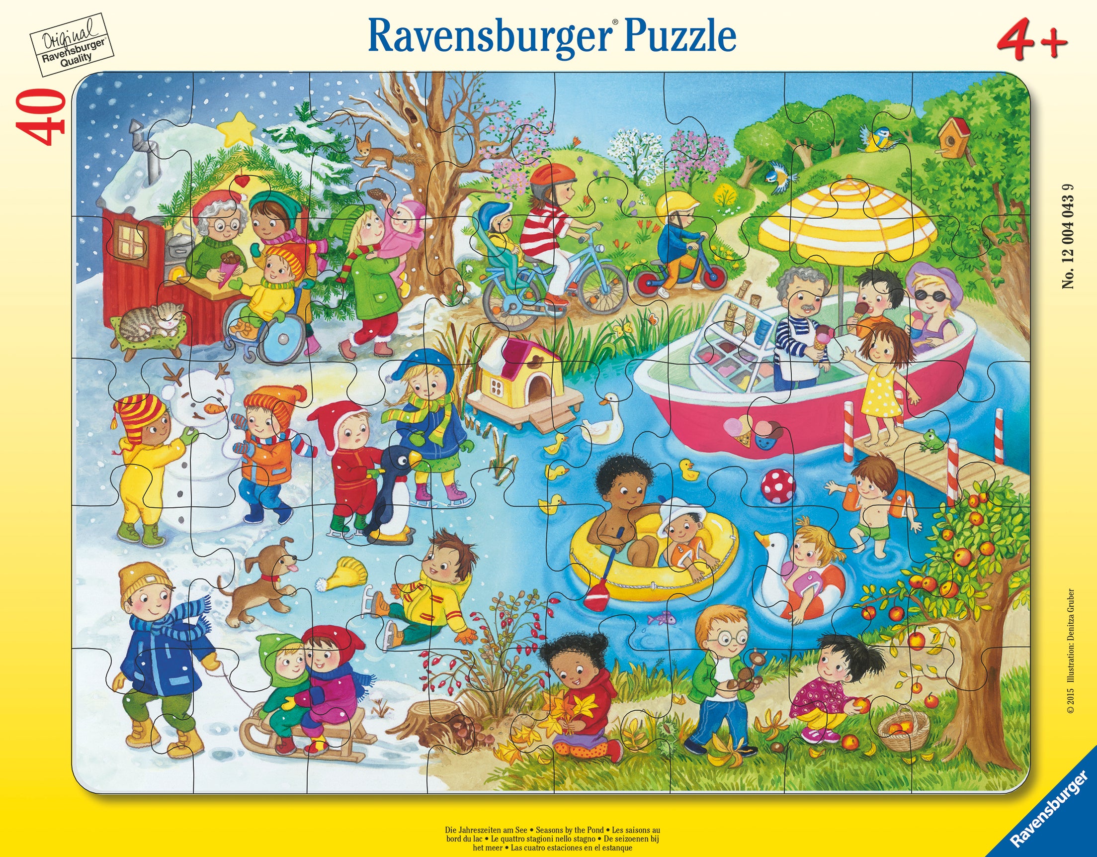 Puslespill 40 Årstidene Ravensburger