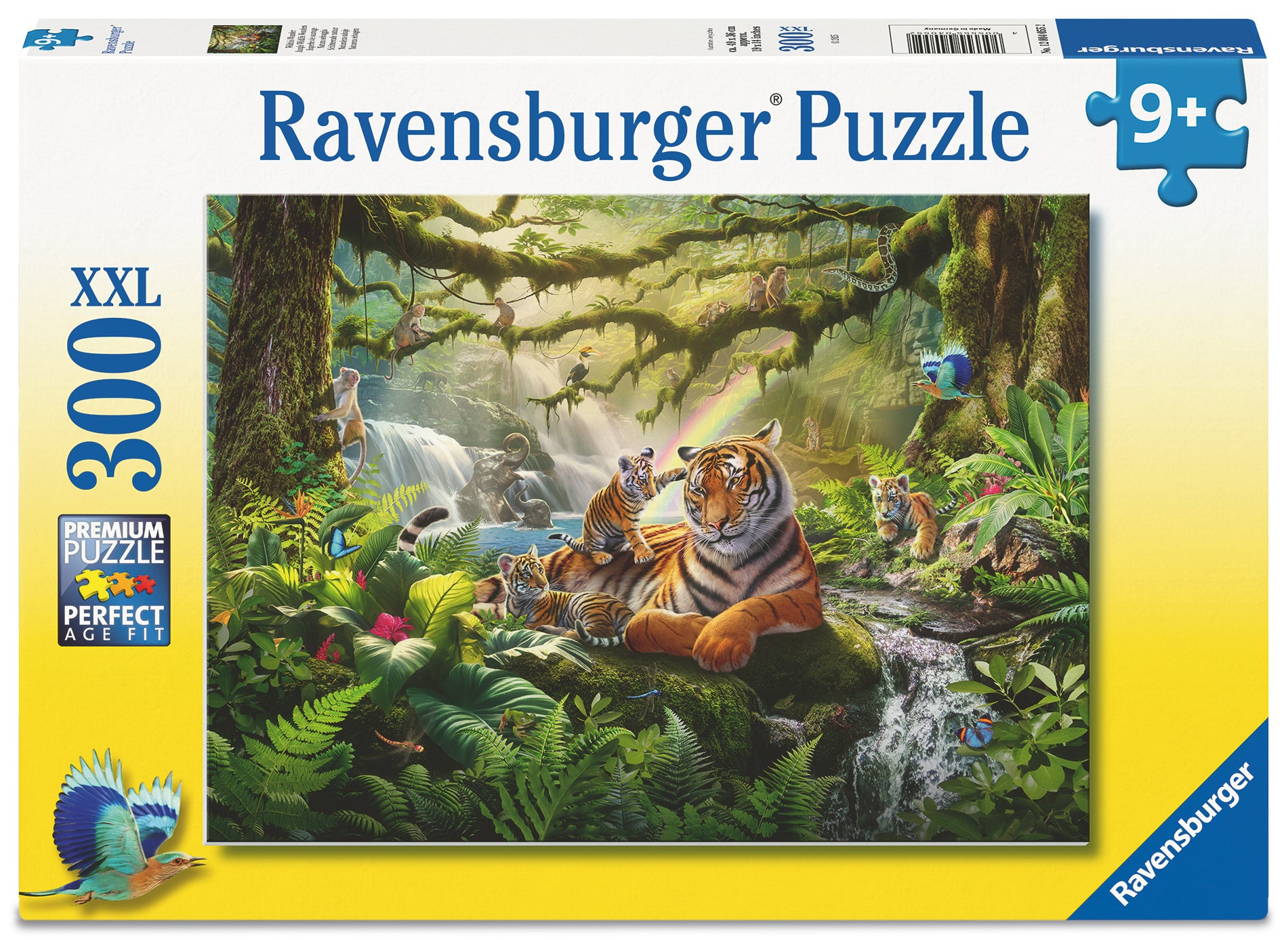 Puslespill 300 Jungelens Dyreliv Ravensburger