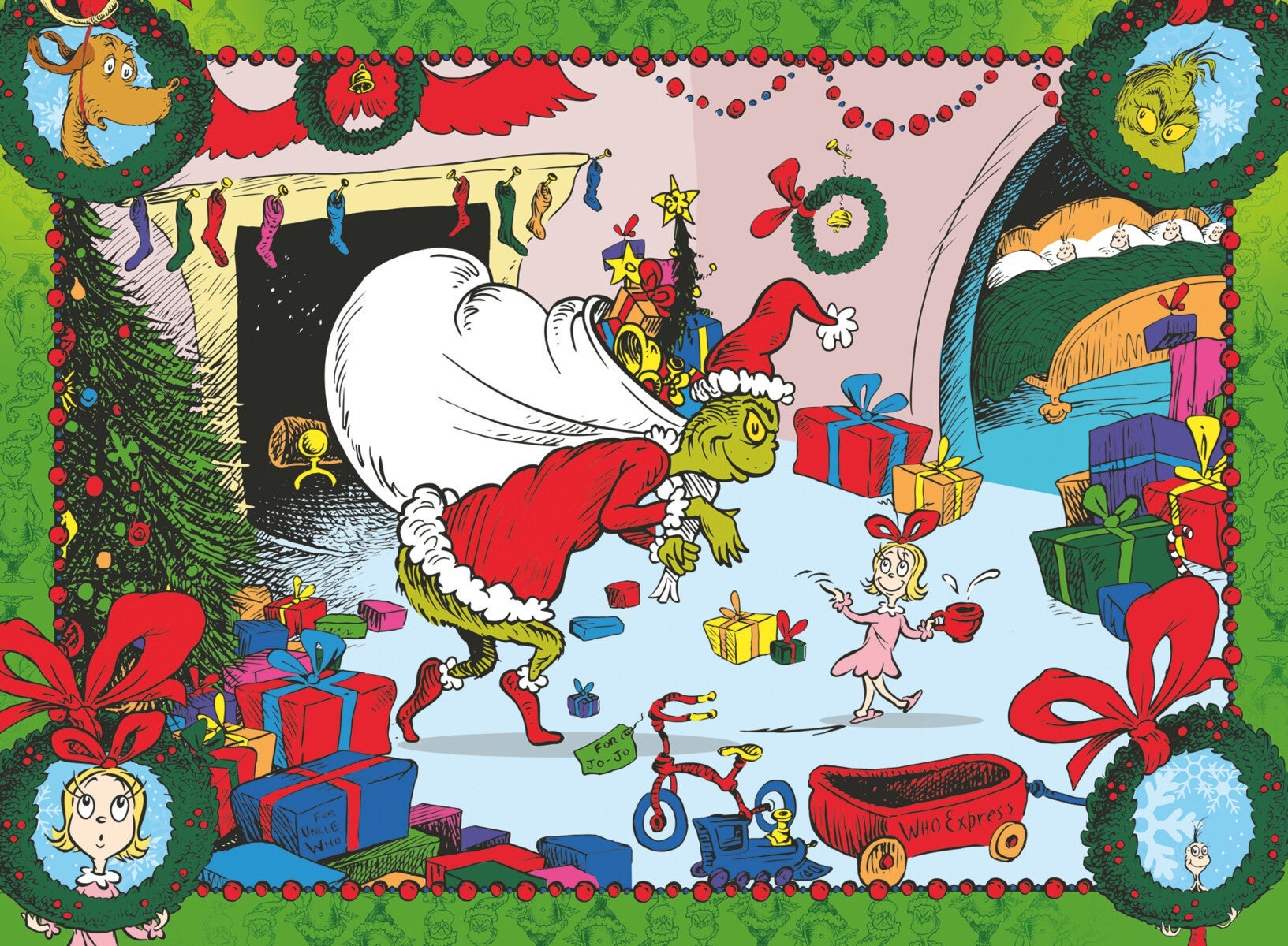 Puslespill 100 Grinch Ravensburger