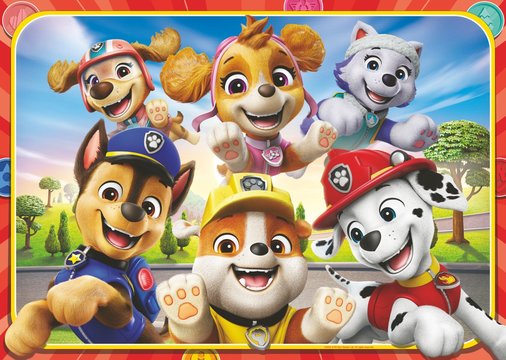Puslespill 24 Paw Patrol Gulv Ravensburger