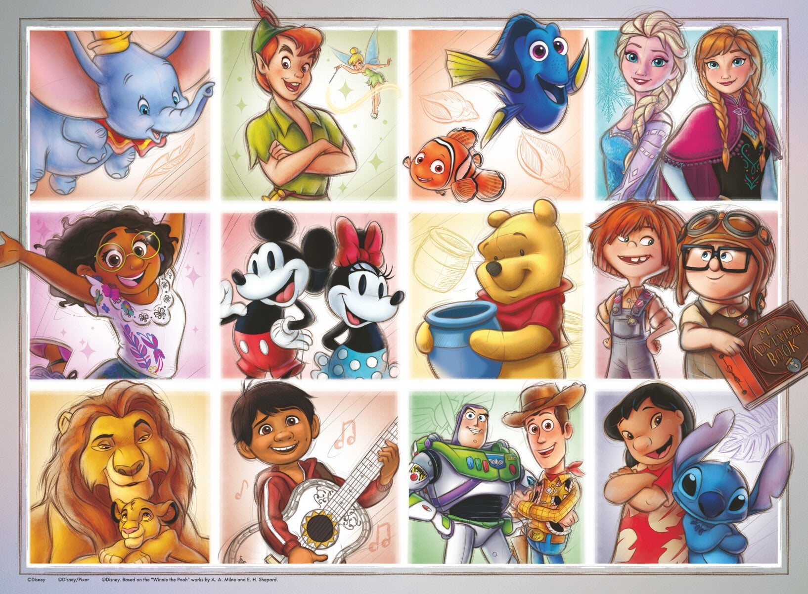 Puslespill 100 Disney Xxl Ravensburger