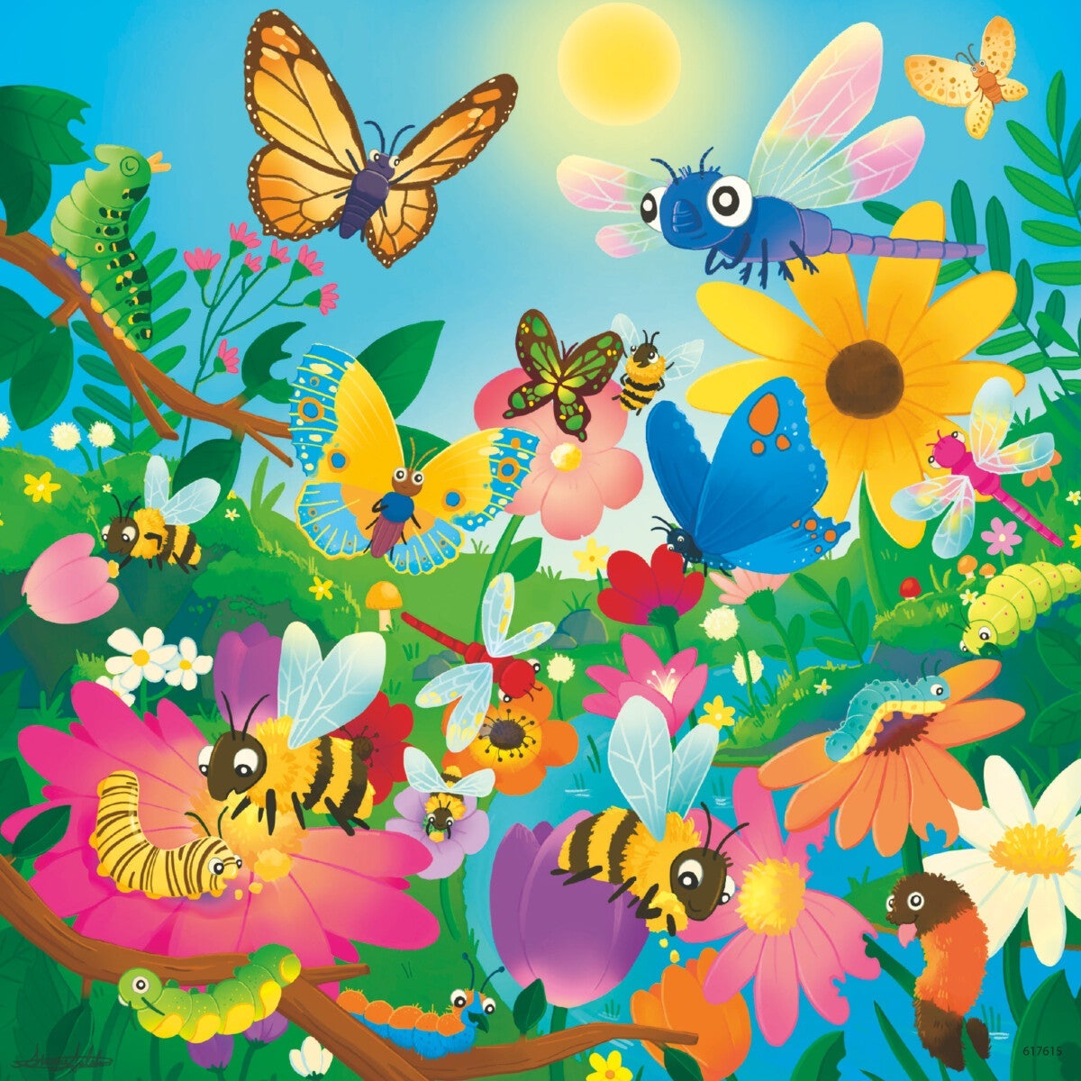 Puslespill 3x49 Småkryp Ravensburger