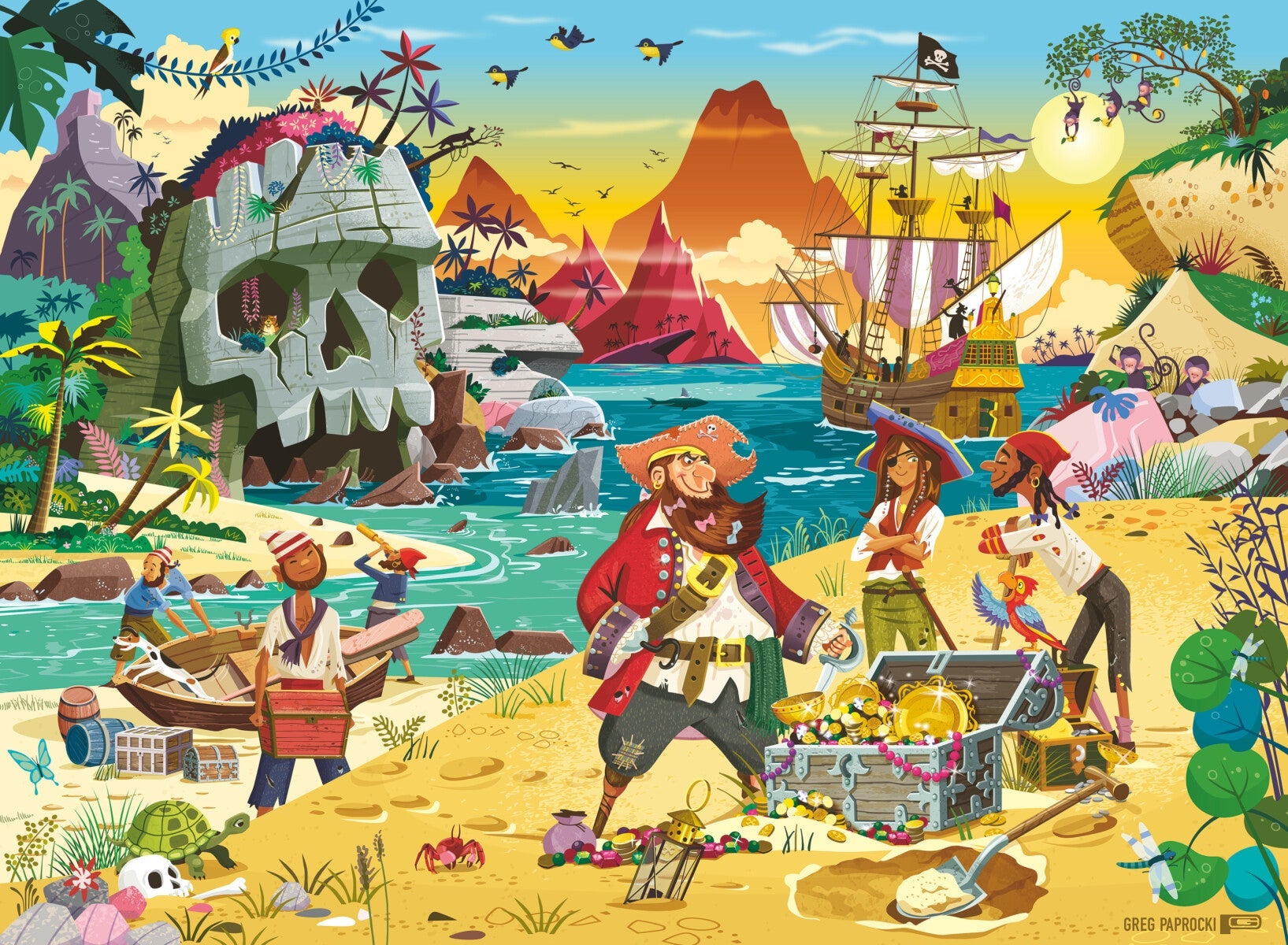 Puslespill 100 Skatt Ravensburger