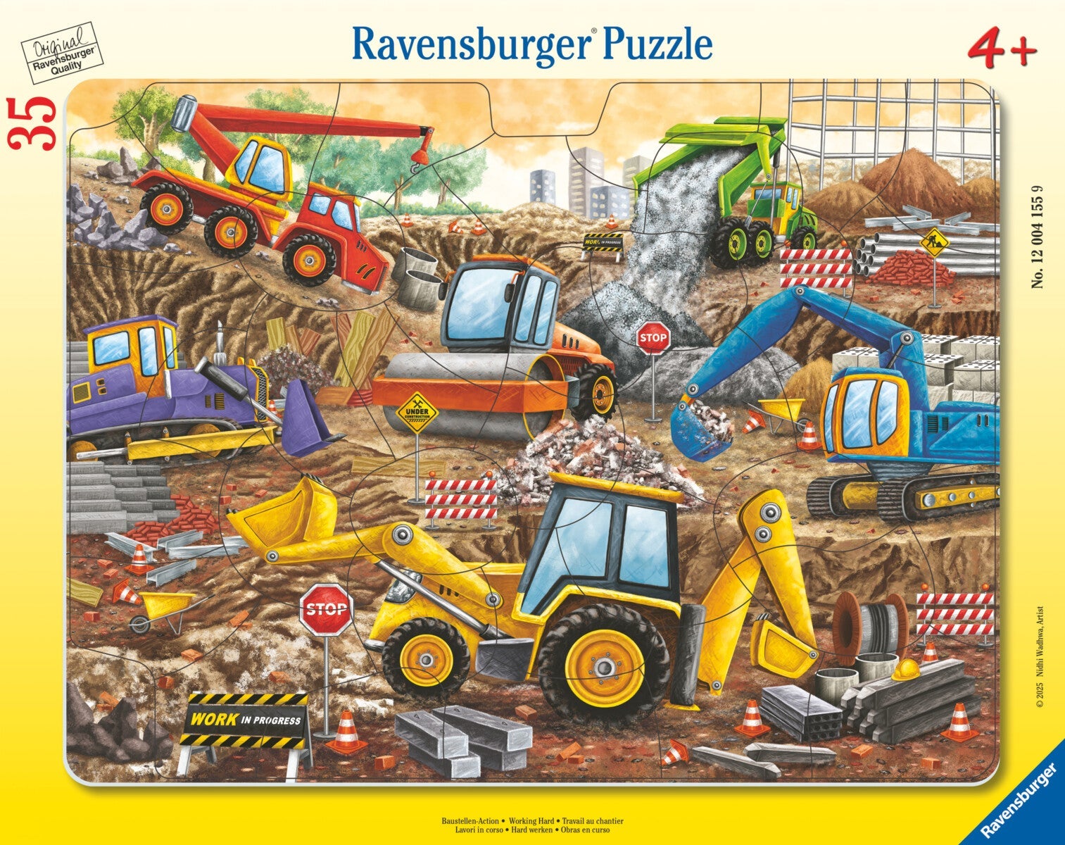 Puslespill 35 Jobber Hardt Ravensburger