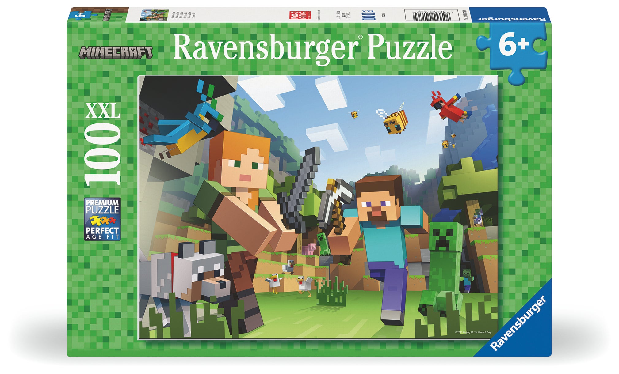Puslespill 100 Minecraft Ravensburger
