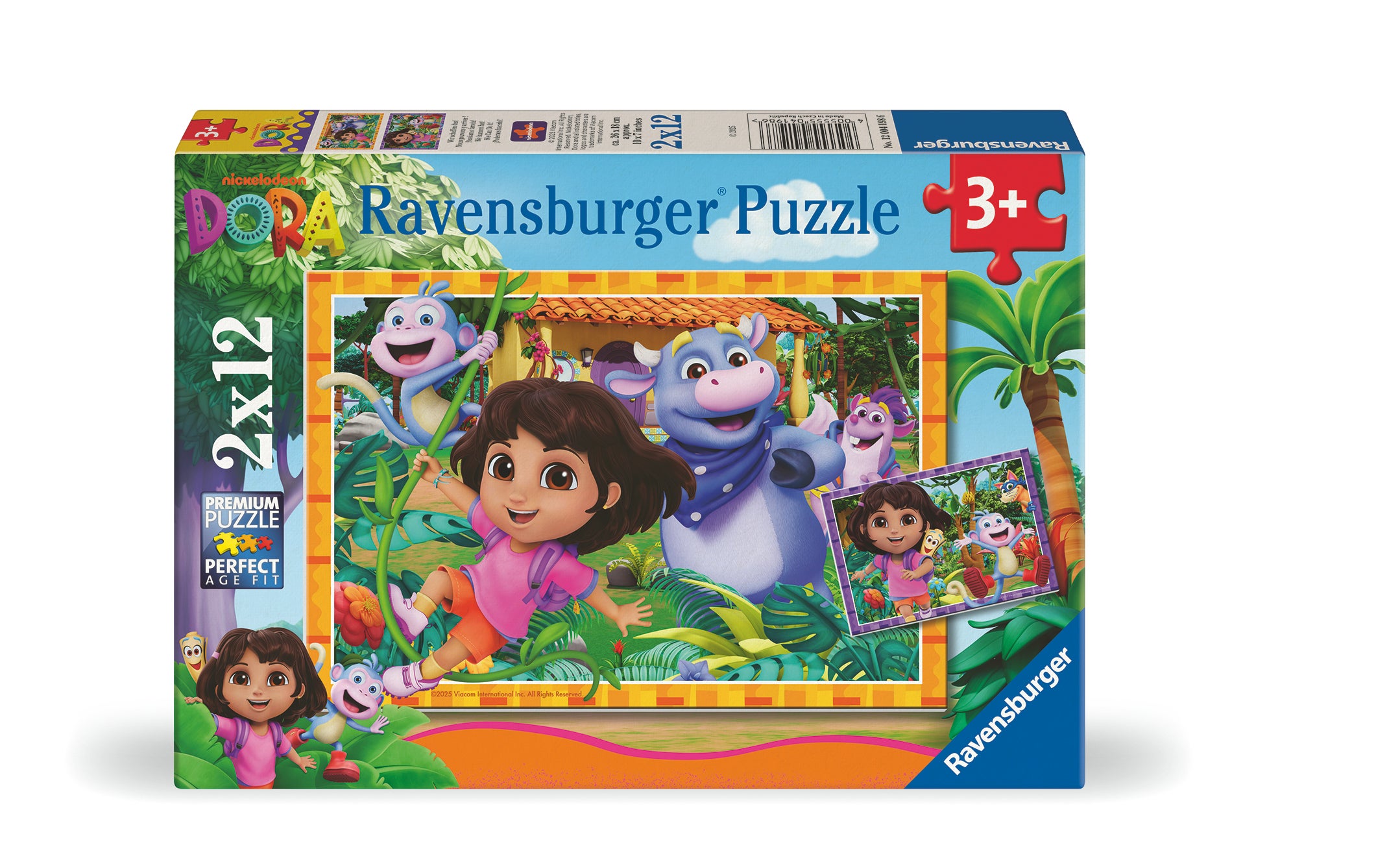 Puslespill 2x12 Dora Utforskeren Ravensburger