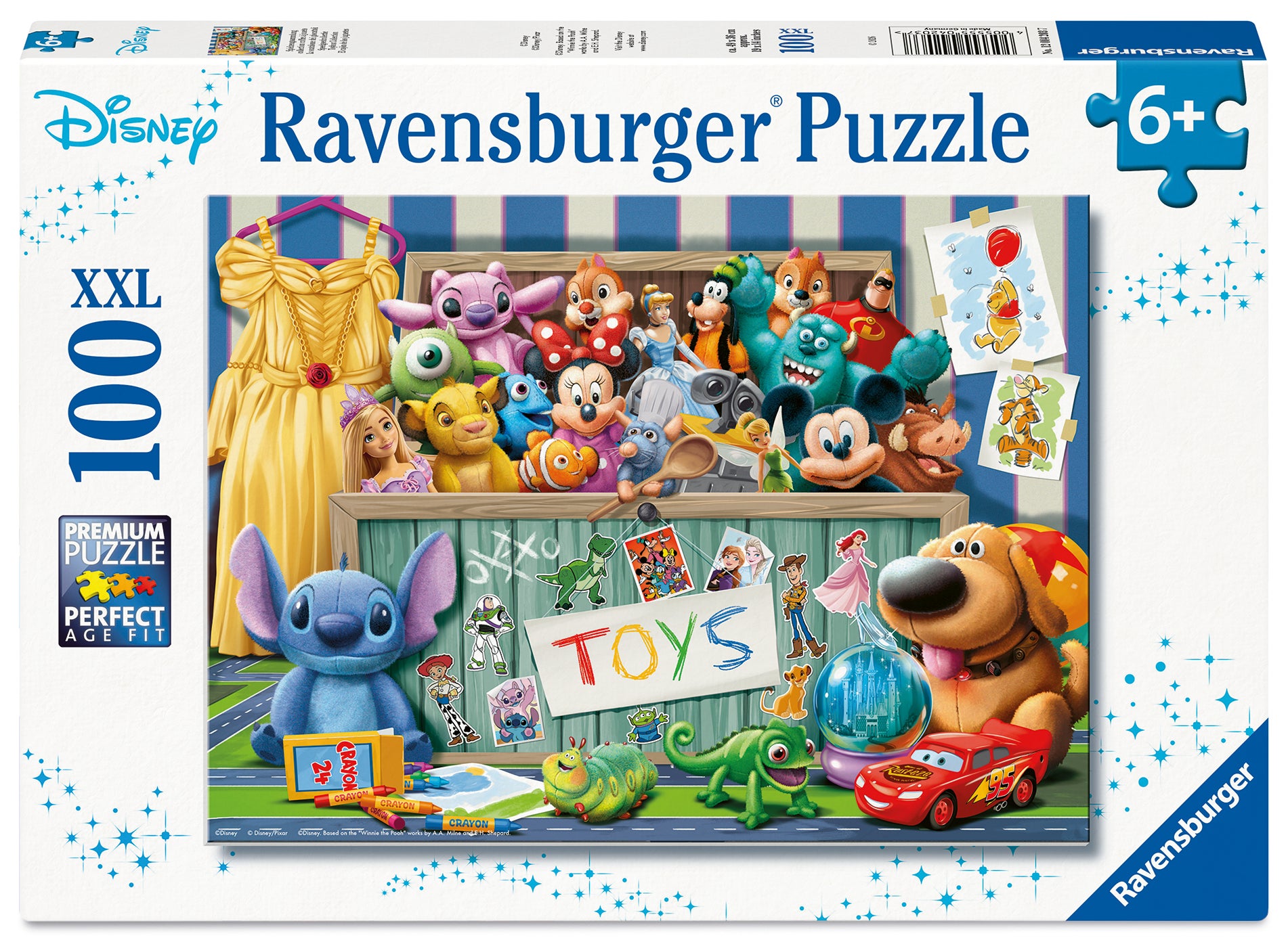 Puslespill 100 Wd Pixar Ravensburger