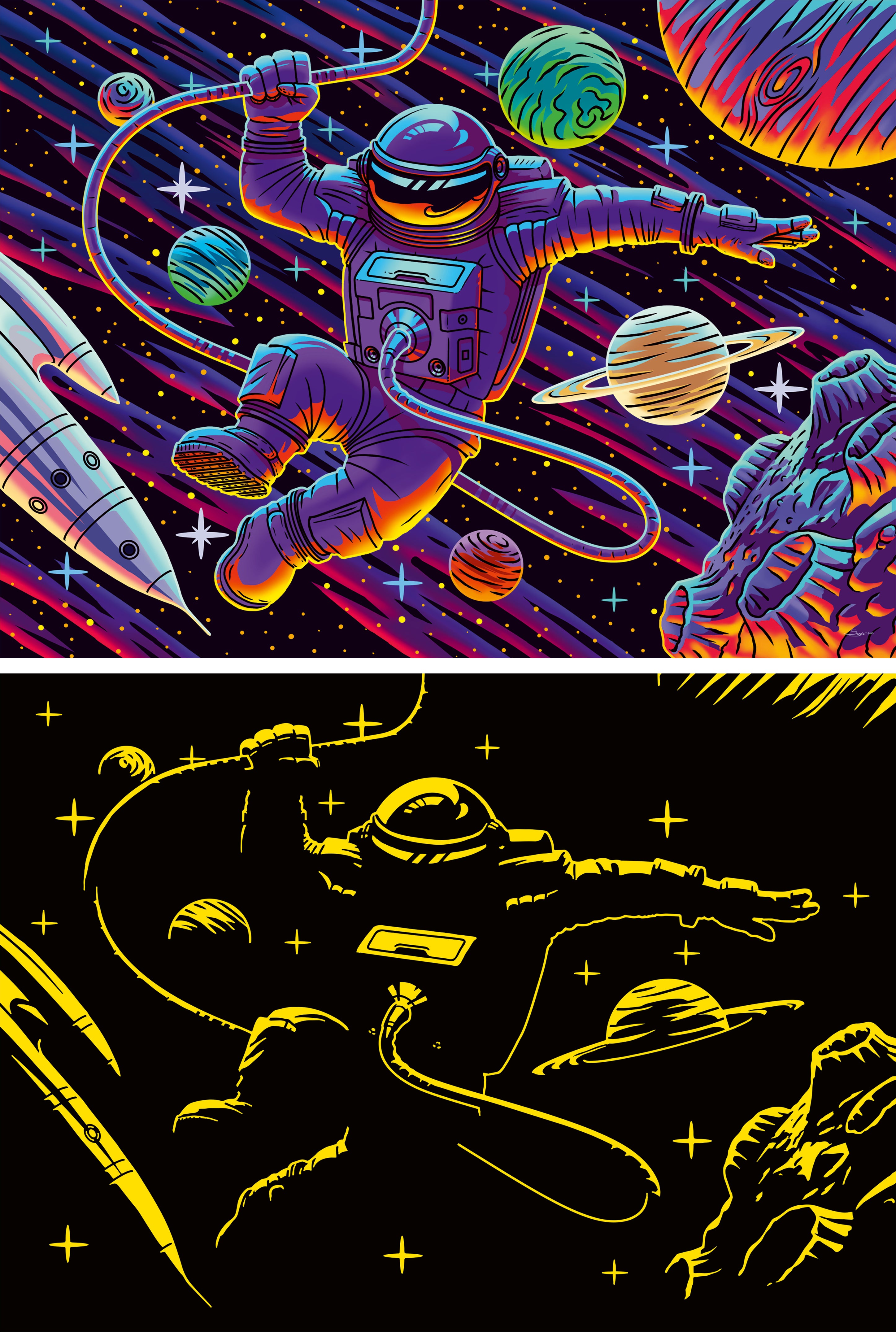 Puslespill 200 Verdensrommet Ravensburg