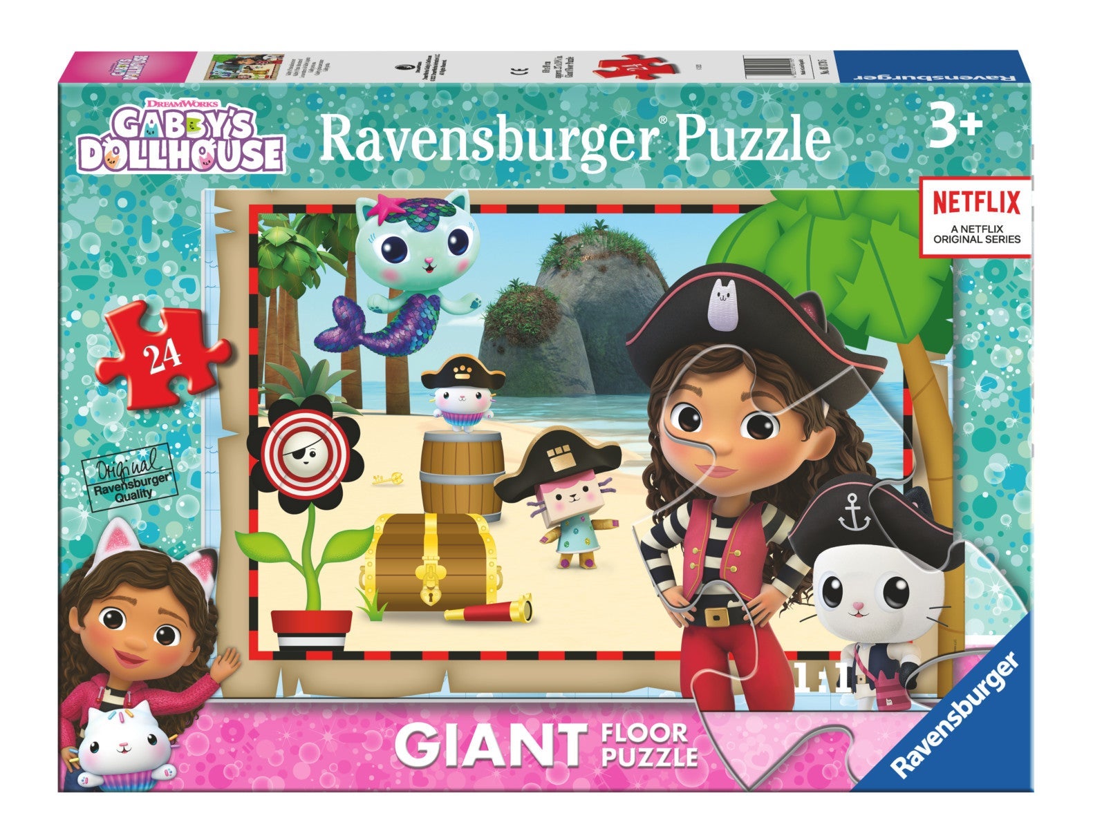 Puslespill 24 Gabbys gulvpuslespill 2 Ravensburger