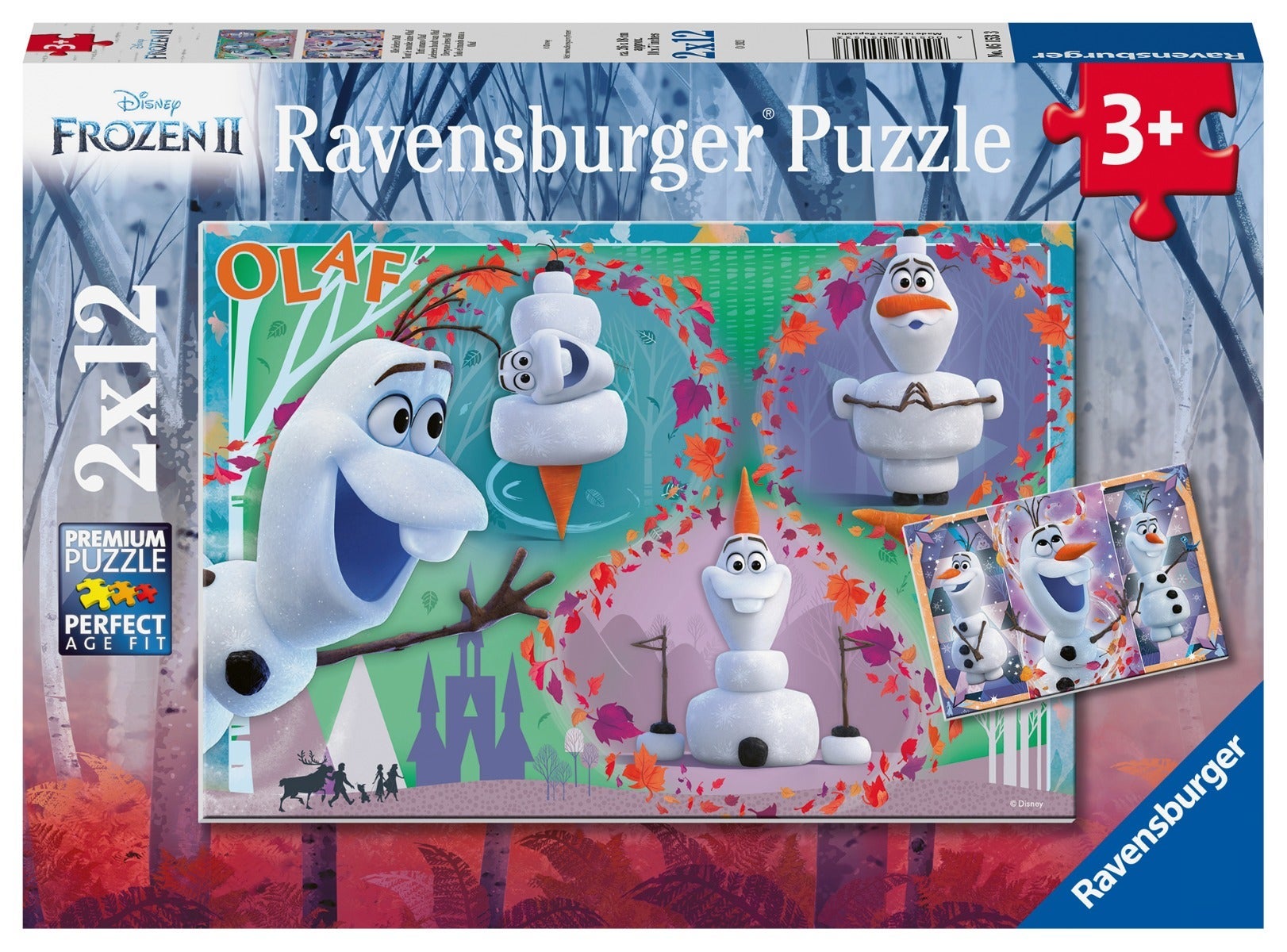 Puslespill 2x12 Olaf Ravensburger