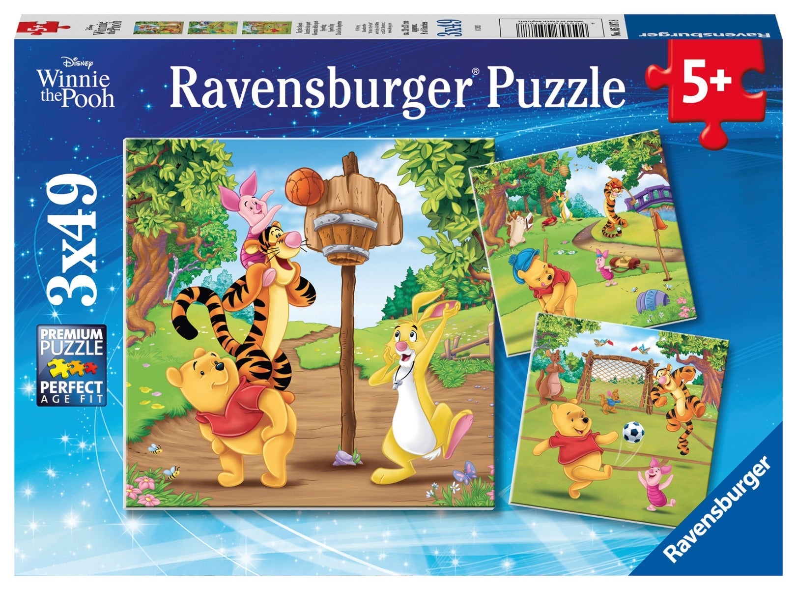Puslespill 3x49 Sportsdag Ravensburger