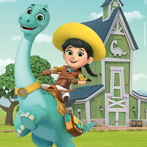 Puslespill 3x49 Dinogården Ravensburger