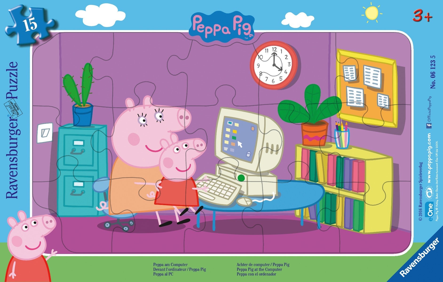 Puslespill 15 Peppa Pig Ravensburger