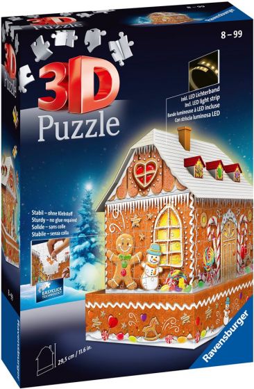 Puslespill 3D 216 Pepperkakehus Ravensburger