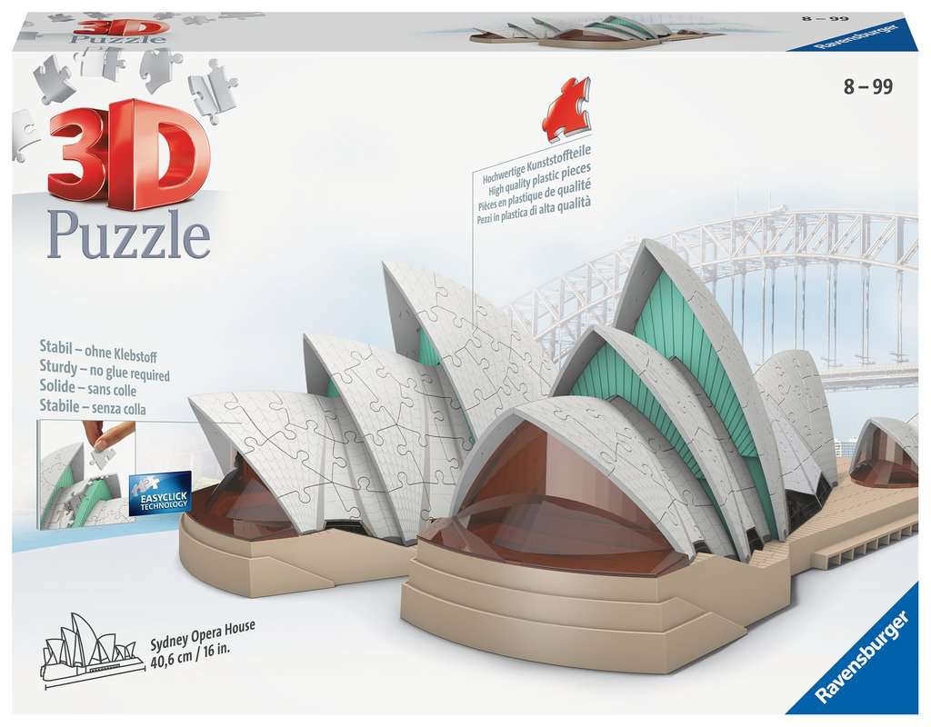 Puslespill 3D 216 Sydney Opera Ravensburger