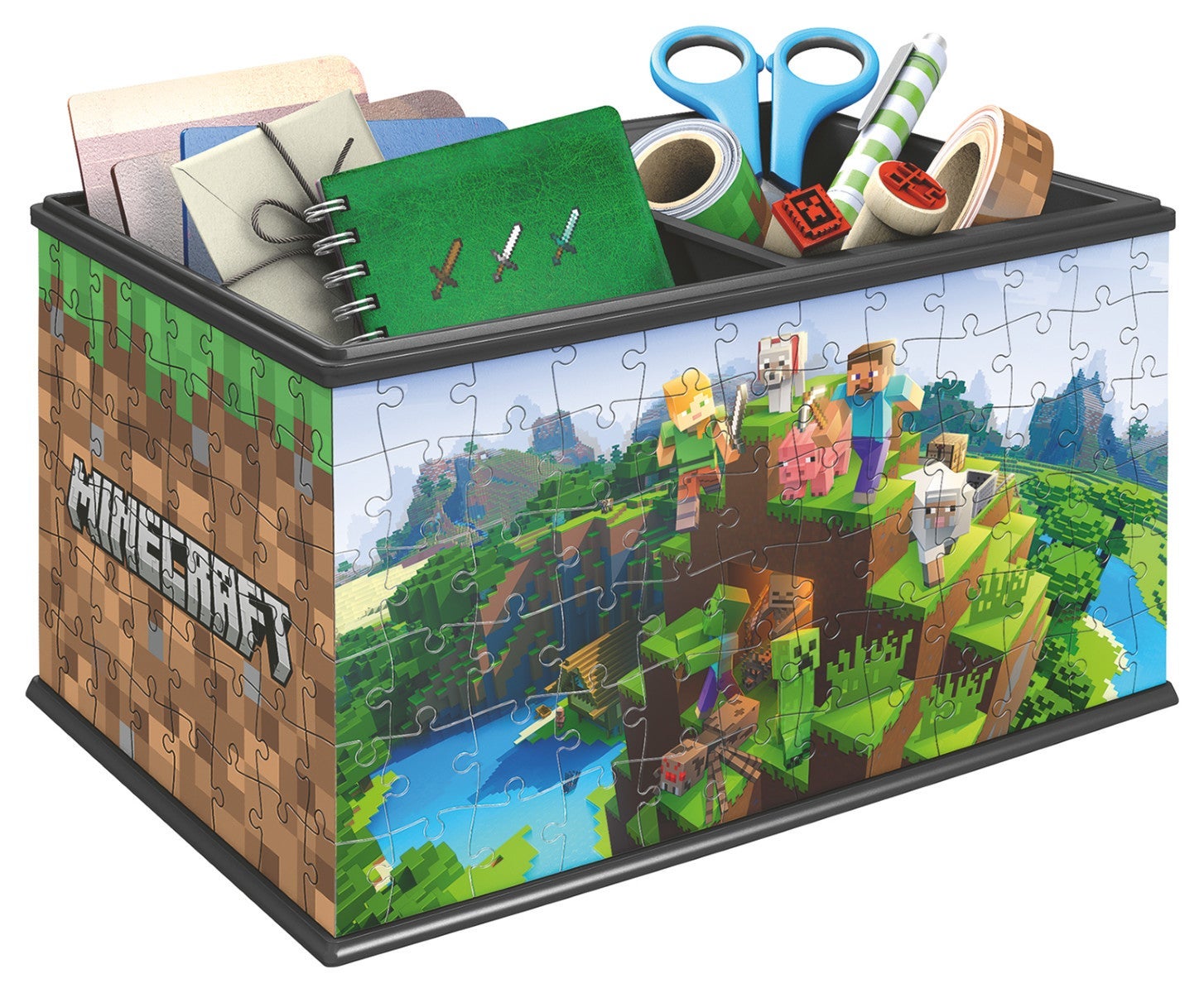 Puslespill 3D 108 Minecraft skattekiste Ravensburger