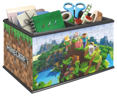 Puslespill 3D 108 Minecraft skattekiste Ravensburger