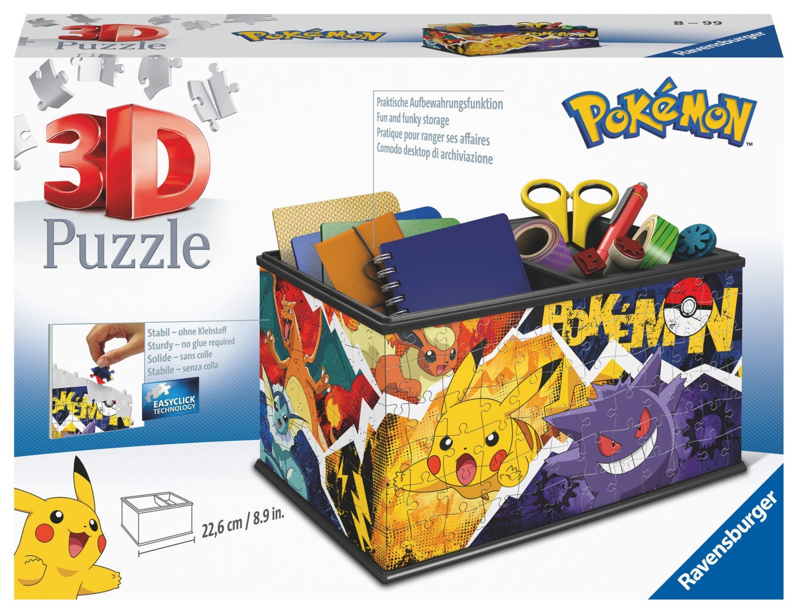 Puslespill 3D 216 Pokemon boks Ravensburger