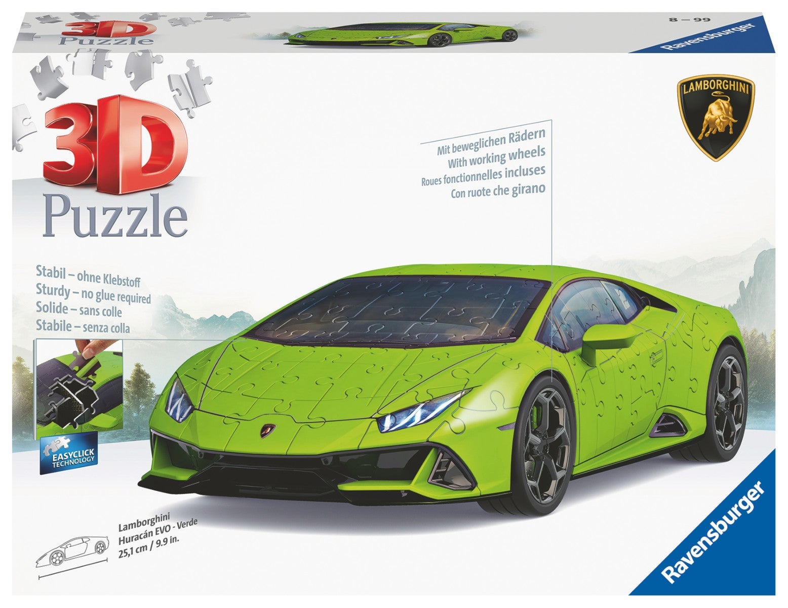 Puslespill 3D 108 Lamborghini Ravensburger