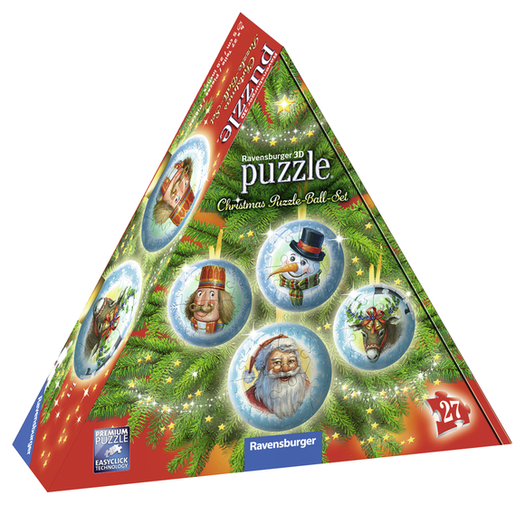 Puslespill 27 Julekule 4-Pk Ravensburger