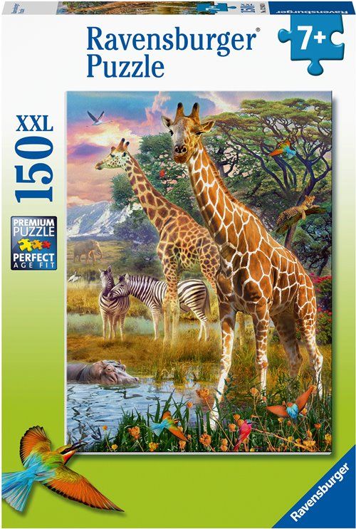 Puslespill 150 Giraffer I Afrika Ravensburger