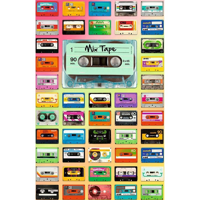 Puslespill 200 Mix Tape Ravensburger