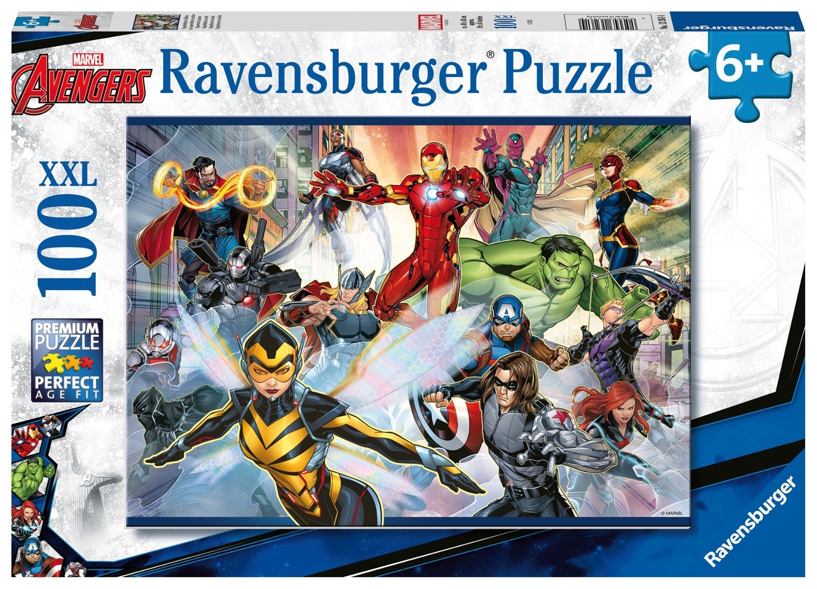 Puslespill 100 Avengers Ravensburger