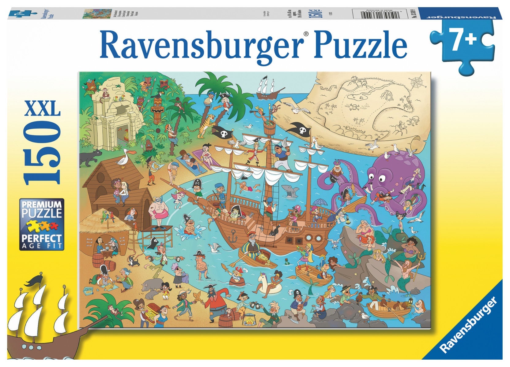 Puslespill 150 Pirater Ravensburger