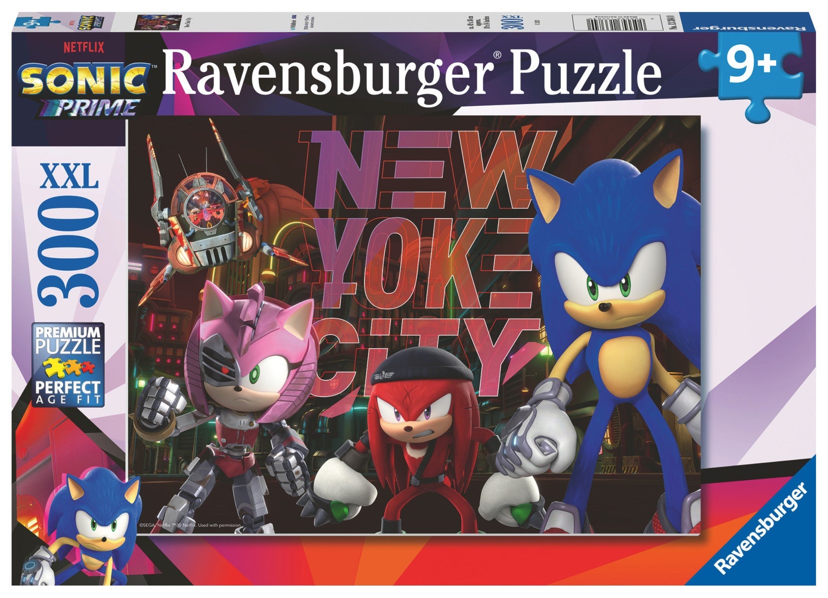 Puslespill 300 Sonic Prime Ravensburger