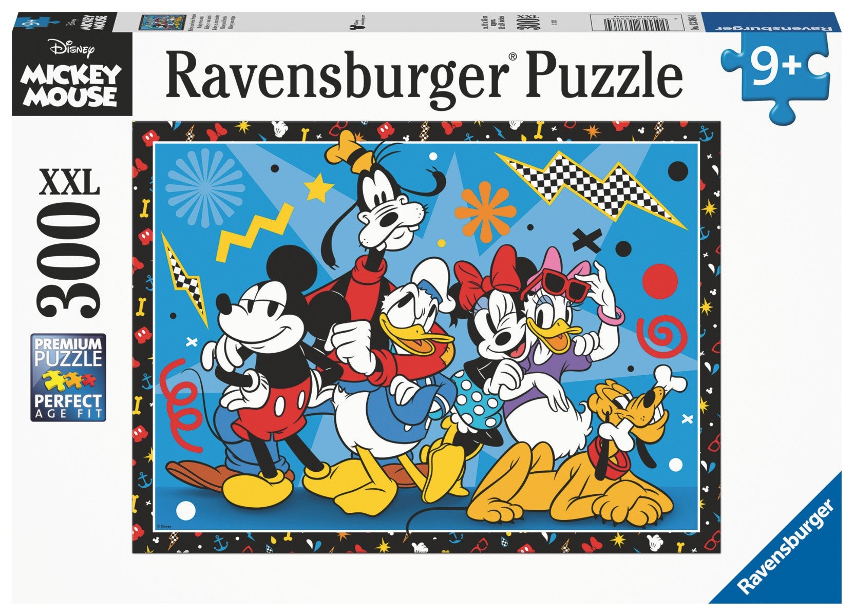 Puslespill 300 Mikke Mus med venner Ravensburger