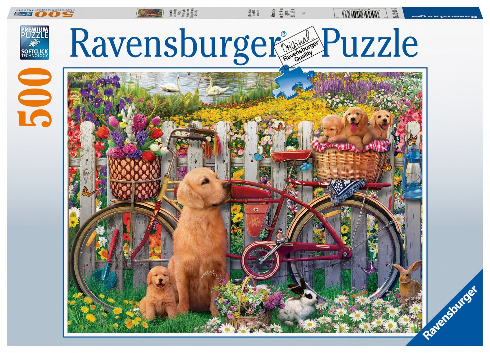 Puslespill 500 Søte Hunder Ravensburger