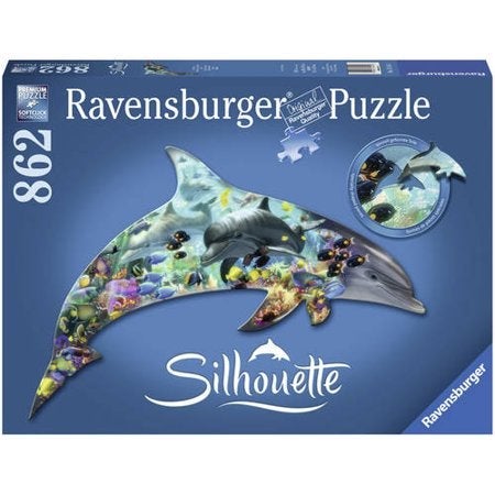 Puslespill 800-1200 Delfin shaped Ravensburger