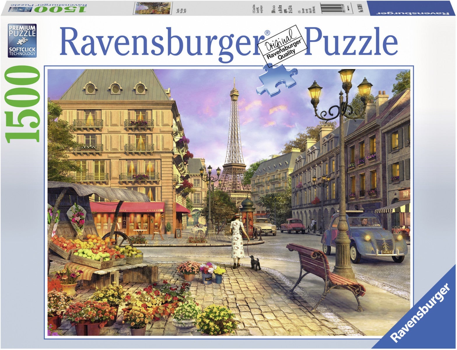 Puslespill 1500 Gamle Paris Ravensburger