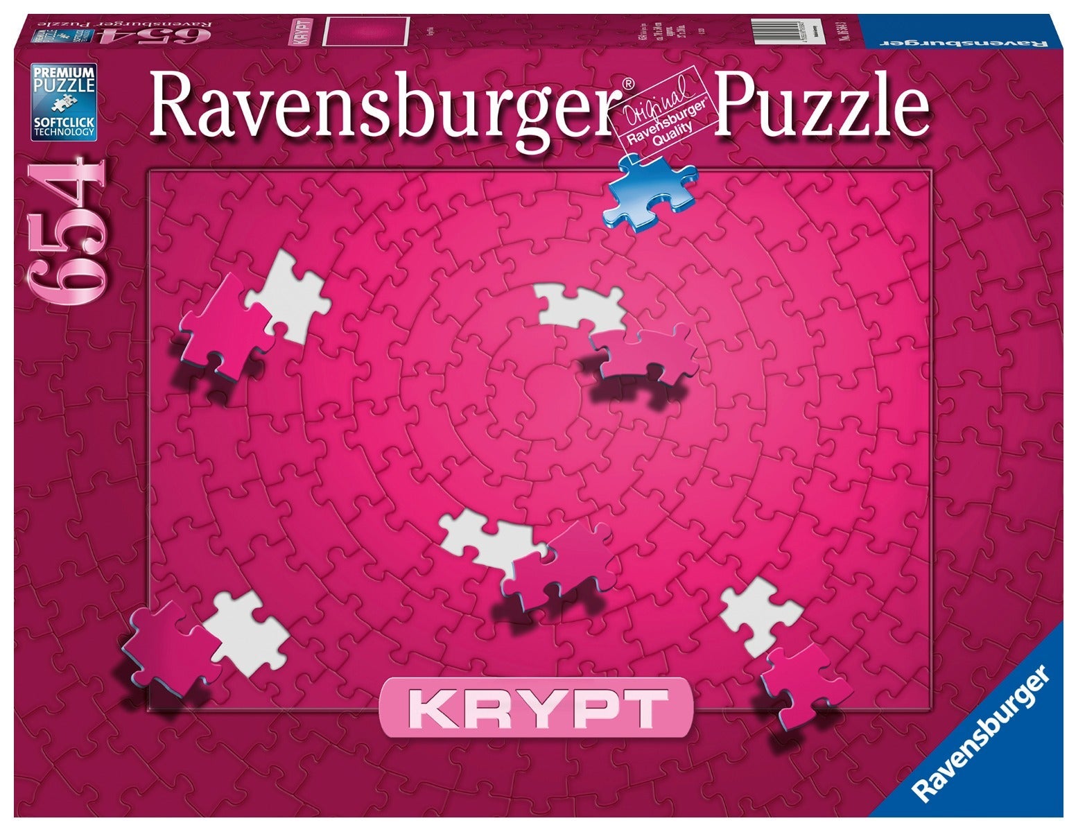 Puslespill 654 Krypt Rosa Ravensburger