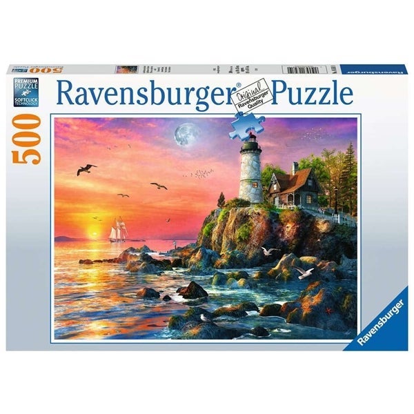 Puslespill 500 Fyrtårnet Ravensburger