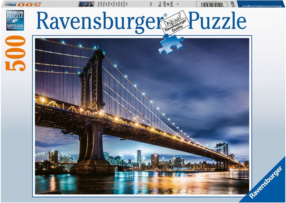 Puslespill 500 Ny Skyline Ravensburger