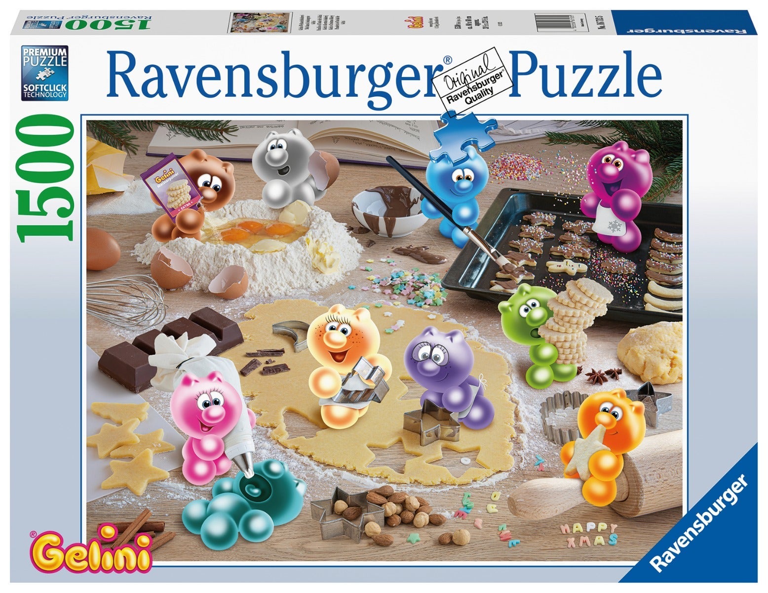 Puslespill 1500 Gelinis julebakeri Ravensburger