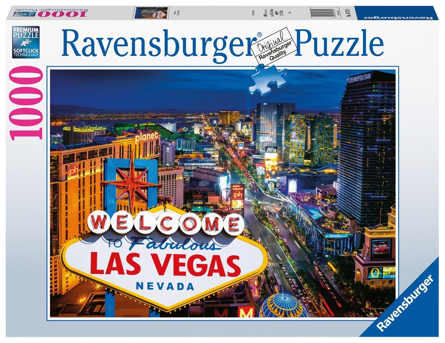 Puslespill 1000 Las Vegas Ravensburger
