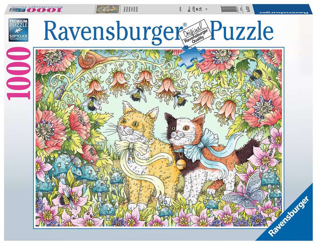 Puslespill 1000 Søte Katter Ravensburger