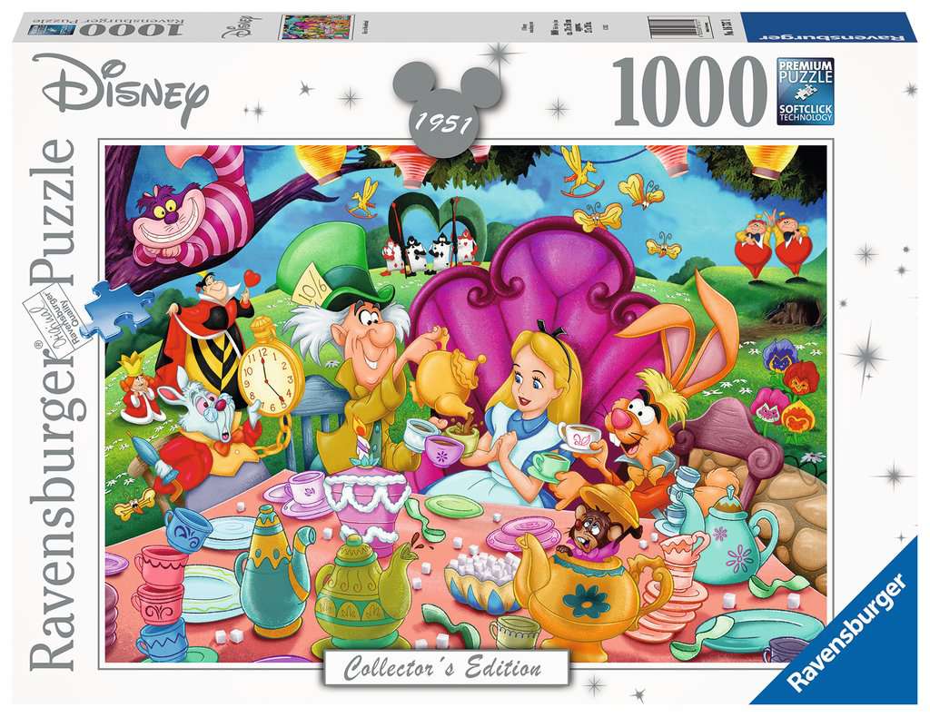 Puslespill 1000 Alice I Eventyrland Ravensburger