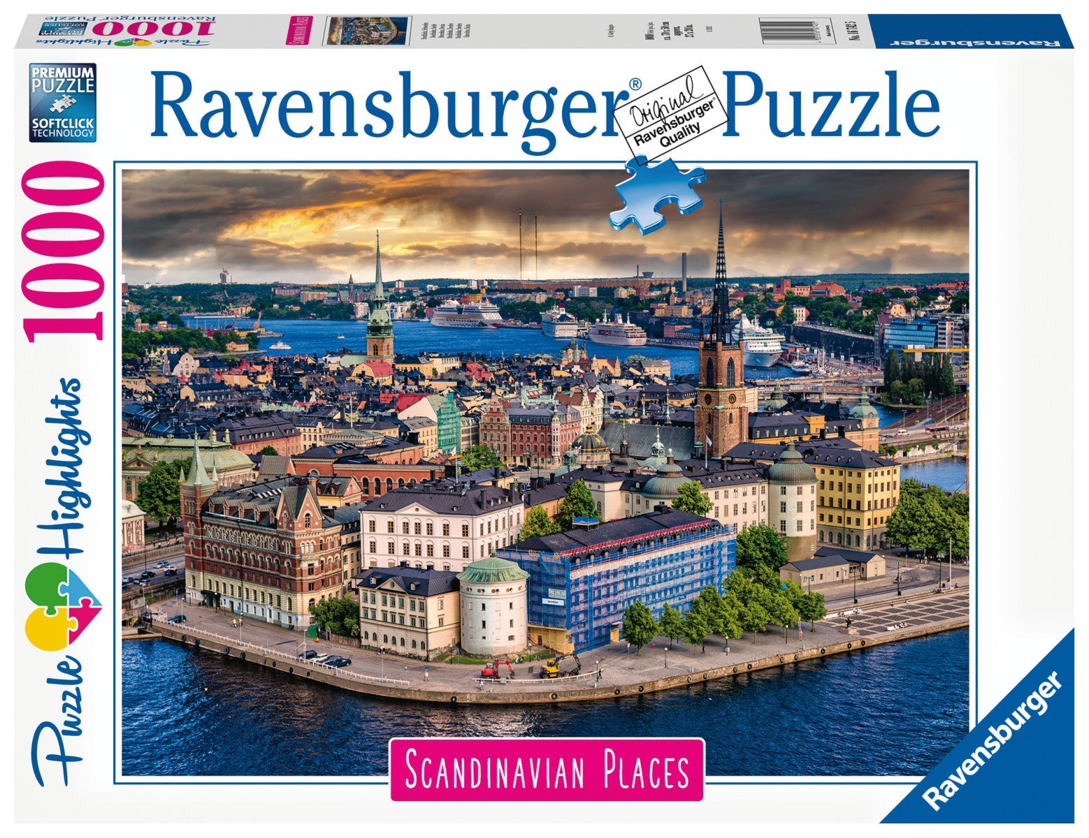 Puslespill 1000 Stockholm, Sverige Ravensburger