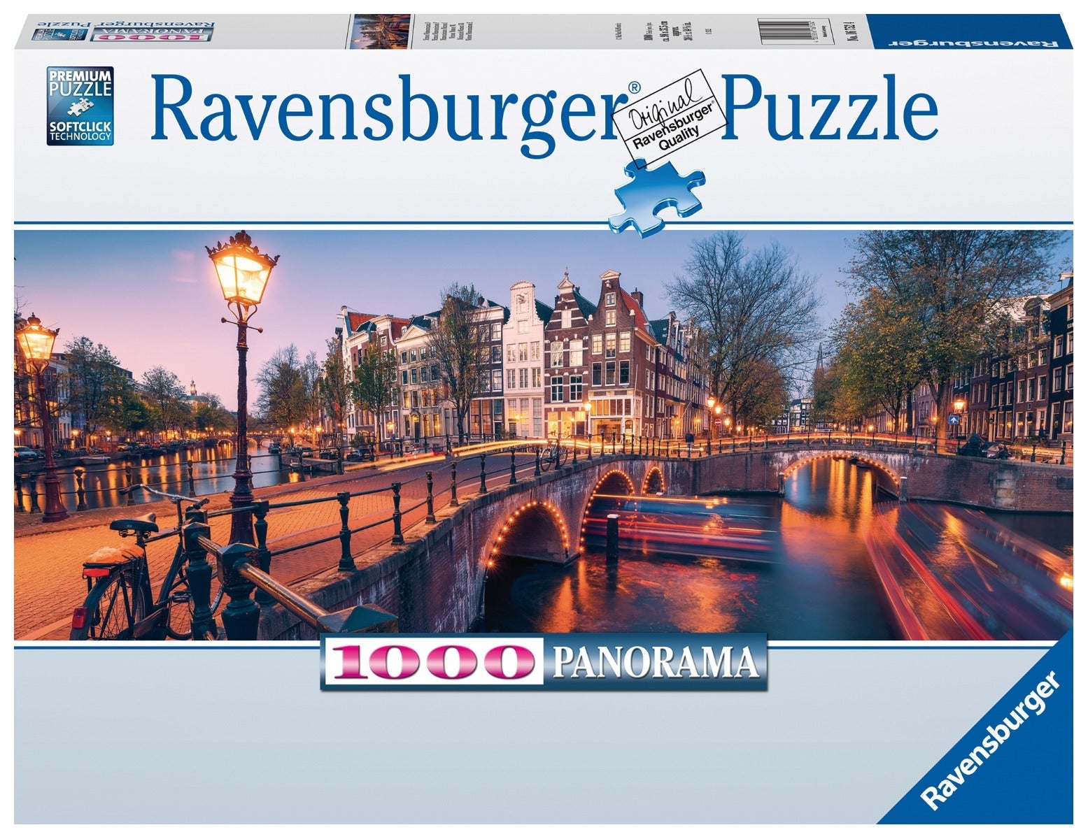 Puslespill 1000 Amsterdam Panorama Ravensburger